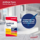 Leader Artificial Tears Lubricant Eye Drops Relieves Dry Irritated Eyes 0 5 Oz