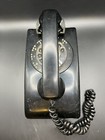 Vintage Stromberg-carlson Black 1961 Wall Phone 1553w Rotary Retro Telephone