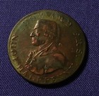 Great Britain Undated Conder Token Hampshire Portsmouth John Howard Britannia