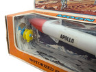 Apollo Moon Trek Motorized Flying Rocket In Box Vintage Space Toy Box Star Ship