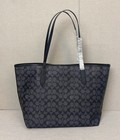 Nwt Cw451 City Tote Signature Canvas With Moon cat Halloween Holidays