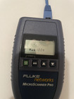 Fluke Networks Microscanner Pro Cable Tester  With Wiremap Adapter And Coax Adpt