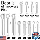 Hapric 273 Pcs 12 Size Hardware Pins Cotter Pin Assortment Kit 304 Stainless 