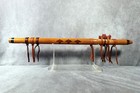 Premium Exotic Osage Orange Native American Flute W tru-stone Blackheart Tot  F 