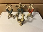 Antique 1930   s Grey Cast Iron Clever Clowns   Sailor Sam Circus Acrobat Figures