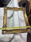 Vtg  Ornate Gold Picture Frame Baroque Rocco Style Opening 8 X 10    Used Chunky