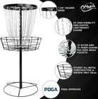 Mvp Disc Sports Black Hole Lite 24-chain Disc Golf Basket Target