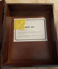 The Bombay Company Mahogany Memory Bible Keepsake Box  Brass Hinges 12x14x3 