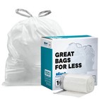 Plasticplace Custom Fit Trash Bags Compatible With Simplehuman Code C  100 Count