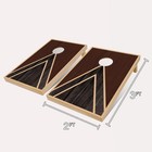 Cornhole Boards Set - Regulation Size 4x2 3x2ft Solid Wood Corn Hole Game Set   