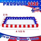 Yulejo Inflatable Patriotic Ice Serving Bars Inflatable Drink Cooler Buffet