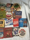Lot Of 25 Vintage Beer Coasters Pub Bar Drink Cardboard Coasters Various Brands1