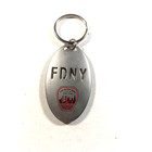 Fdny Fire Department Of New York City Keychain Silver Tone Metal
