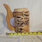 The Great Alaskan Bowl Company Birch Wood Stein With Handle New Great Gift 4 Dad