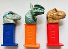 Jurassic World - Mini Pez Dispensers - Raptor  Dilophosaurus t-rex Dinosaurs