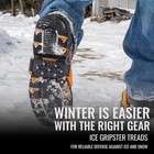 Nonslip Traction Cleats For Snow And Ice  Overshoe Crampons W Adjustable Straps