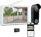 Video Doorbell Camera With Monitor Wireless Smart Door Phone Intercom System 8 