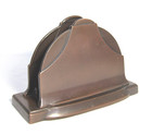 Antique Art Deco Jb Jennings Brothers Bronze Desk Organizer Letter Holder Sign