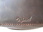 Mureli Workshop Of Ukraine Calf Hand Made Leather Cigar Travel Case Nwt