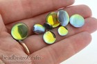 Glass Round Cabochon - Choose Your Size - Czech Glass Domed Cabs  crafting