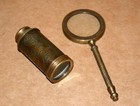 Vintage Brass 6  Telescope Dollond   London   5  Magnifying Glass  Maritime Gift
