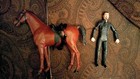 Vintage Johnny West Sam Cobra 12  Action Figure With Horse - Louis Marx -