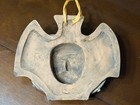 Aztec Three Ages Faces Of Man Clay Face Mask 3d Vintage Mayan Pottery Art Heavy