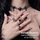 Color Street - Widow s Kiss - 16 French Tip Strips   16 Clear