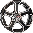 2-pack 15x5 Trailer Wheel 5 Lug Black Machined 5 Spoke Aluminum Trailer Rim