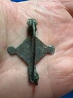 Ancient Roman Enameled Military Brooch W pin  Rare Type  1st-2nd Century Ad
