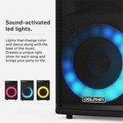 Dolphin Sp-807rbt Loud   Crisp Sound Portable Bluetooth Party Speaker Spin Light