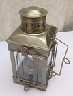 Brass Finish Iron Nautical Ship Lantern  Maritime Lantern Home Decor Set Of 2