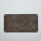 Gm General Motors Brass Shop Tag 5 5  X 3  Detroit Diesel Engine Division Usa