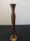 Vintage Hand-etched Copper Vase