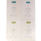 Lot Of 10 P o - Orient Lines Tourist Cruise Ship Lunch  Dinner 1963 Menus 