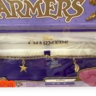 1990 Tyco Real Charmers 14k Gold Finish Necklace Kids Toy Jewelry    best Dressed   