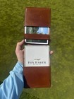 Tour-style Flip Leather Scorecard Holder yardage Book Cover - Harbour Leather