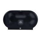 Empress Emp4000 Twin 9  Jumbo Toilet Paper Tissue Dispenser Black Wall Mount