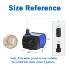 Small Fountain Pump  80 Gph Submersible Water Pump For Aquarium Fish Tank  Ou   