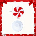 Festive Red Peppermint Knob Covers    10 30pcs For Effortless Holiday xmas Decor