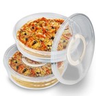2 Pack 12inch Food Storage Container With Lid And Handle  Reusable 2