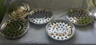 Remembrance Ware Communion Trays Stainless Steel Juice Stack Set 4 Inserts Cover