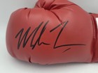 Mike Tyson Autographed Red Everlast Boxing Glove Beckett Bas Stock  243612