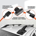 Roof Rack Cross Bar Luggage Carrier Kit Black For Nissan Frontier 4 Door 2005-22