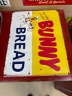  bunny Bread  Embossed Metal Advertising Sign   16 x 12   Nice Cond  Great Sign