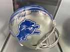 Barry Sanders Autographed Signed Full Size Helmet Rep Lions Inscribed Jsa Coa