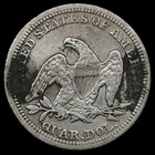 Seated Liberty Quarter  jbs  Love Token