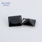 Rectangle Shape Cubic Zirconia Beads Multicolor For Jewelry Making 2x3-4x8mm