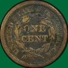 1848 Braided Hair Large Cent Very Fine Vf Coin  Corrosion  41906
