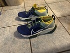 Nike Zoomx Zegama Men   s Low Top Lace-up Running hiking Sneakers Blue green